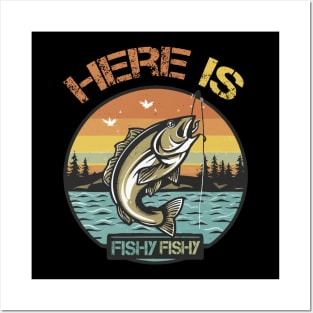 Fishing - Here Is Fishy Posters and Art